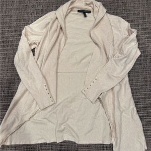 White House Black Market Cream Cardigan